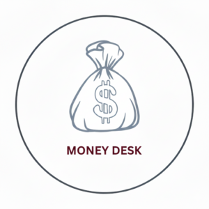 Money Desk icon – click to find a random finance creator on Creator Daily