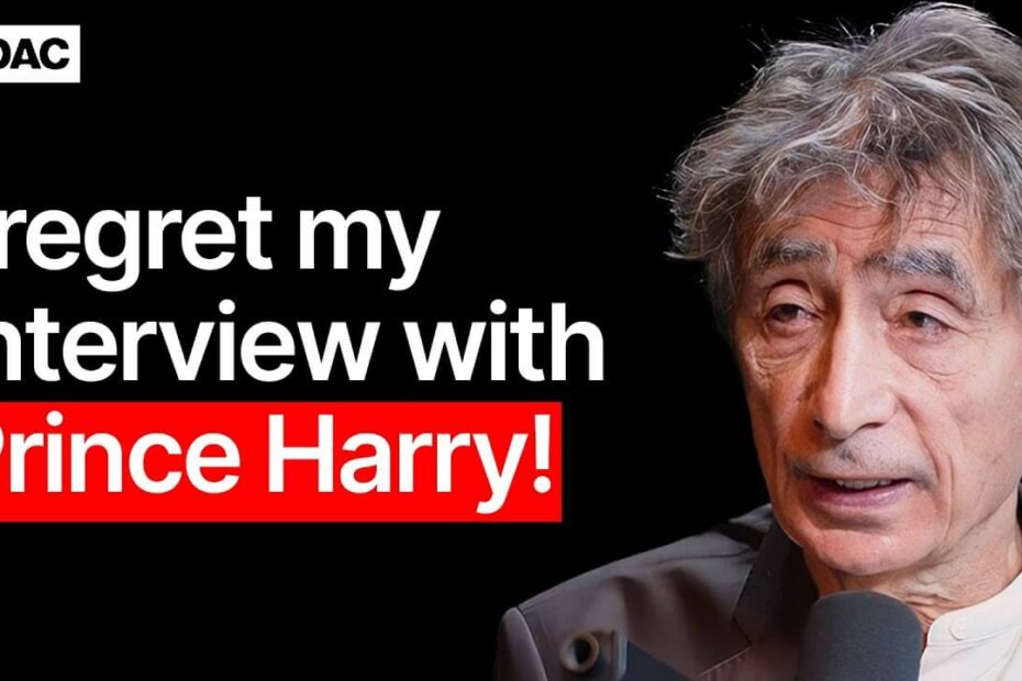 Dr. Gabor Maté discussing the link between people-pleasing behavior and chronic illness on The Diary Of A CEO podcast