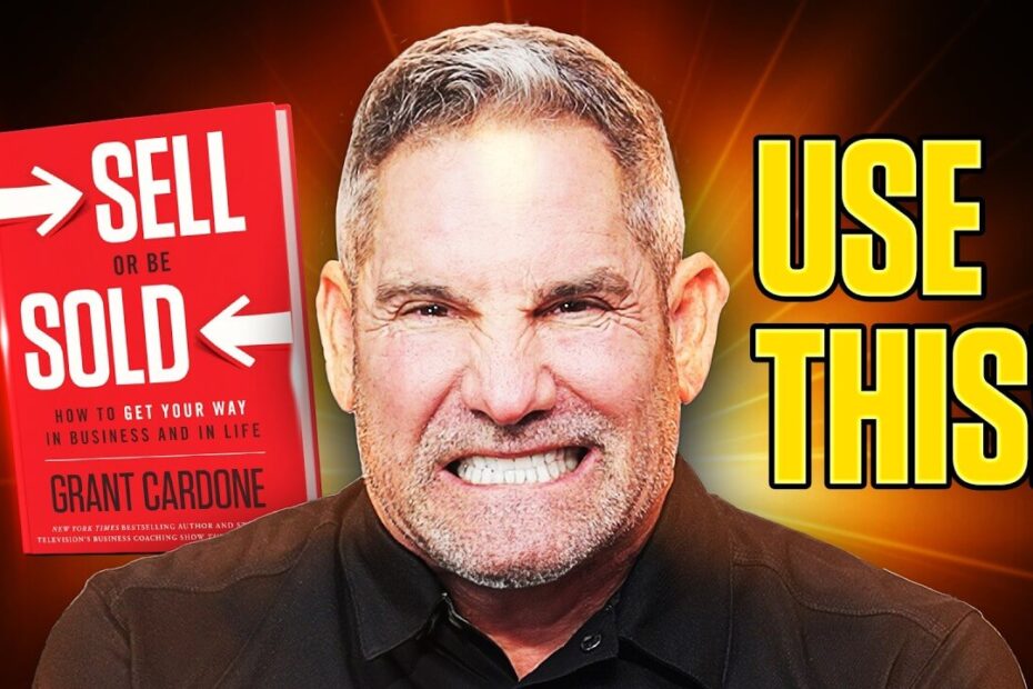 Grant Cardone discussing sales strategy in a long-form interview