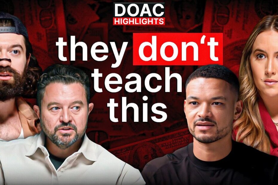 Alex Hormozi, Codie Sanchez, and Daniel Priestley discussing entrepreneurship on The Diary of a CEO