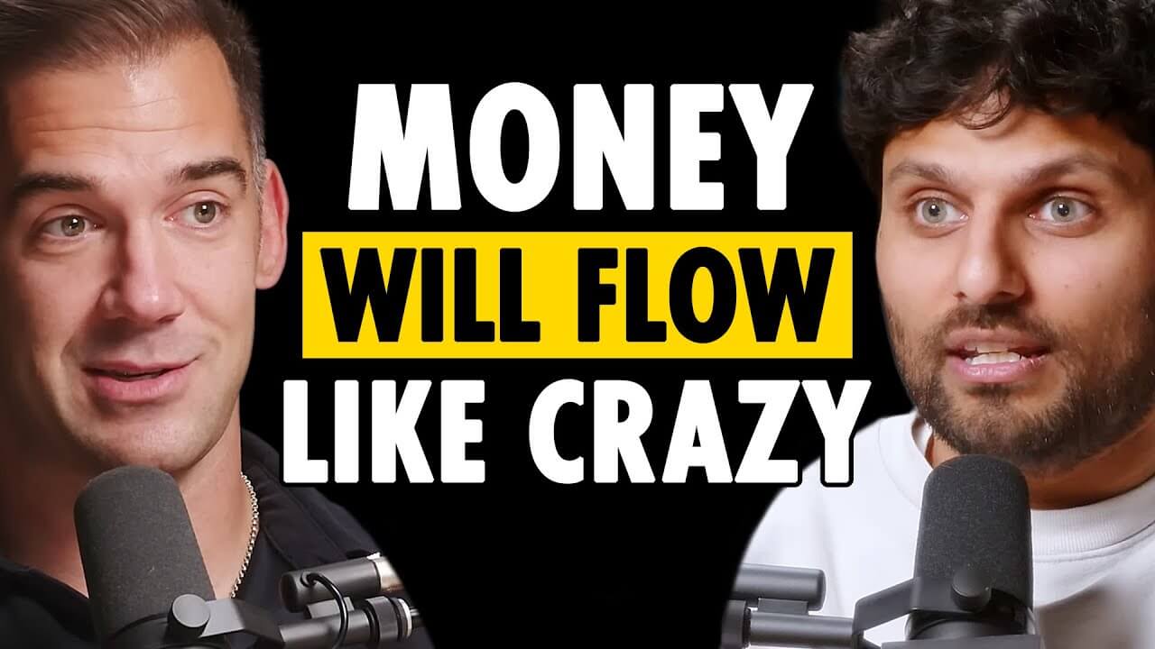 Jay Shetty discussing money, self‑worth, and abundance on his podcast