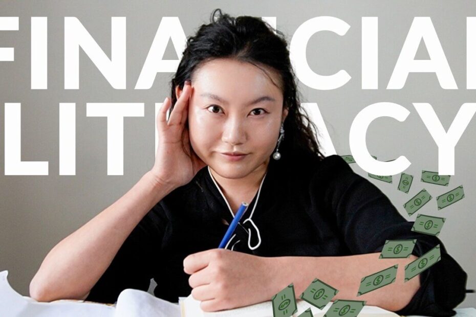 Tina Huang explaining financial literacy fundamentals on YouTube