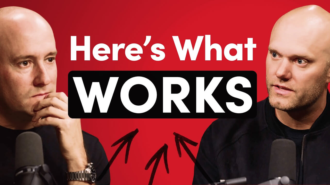 James Clear discussing habit formation and behavior change on The Knowledge Project podcast