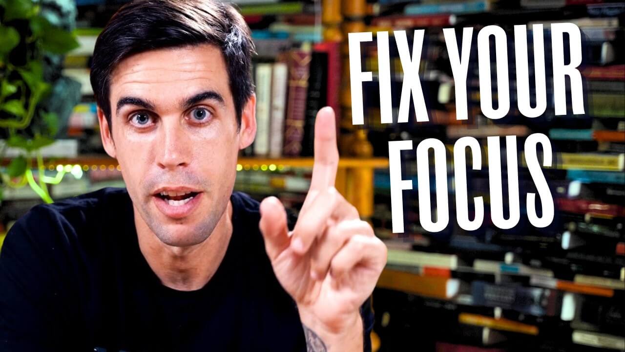 Ryan Holiday discussing Stoic philosophy approaches to focus and attention management